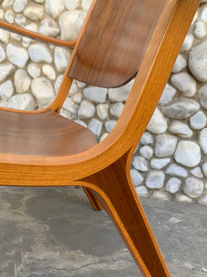 AX Lounge Chair, Peter Hvidt and Orla Mølgaard-Nielsen for Fritz Hansen, 1960s