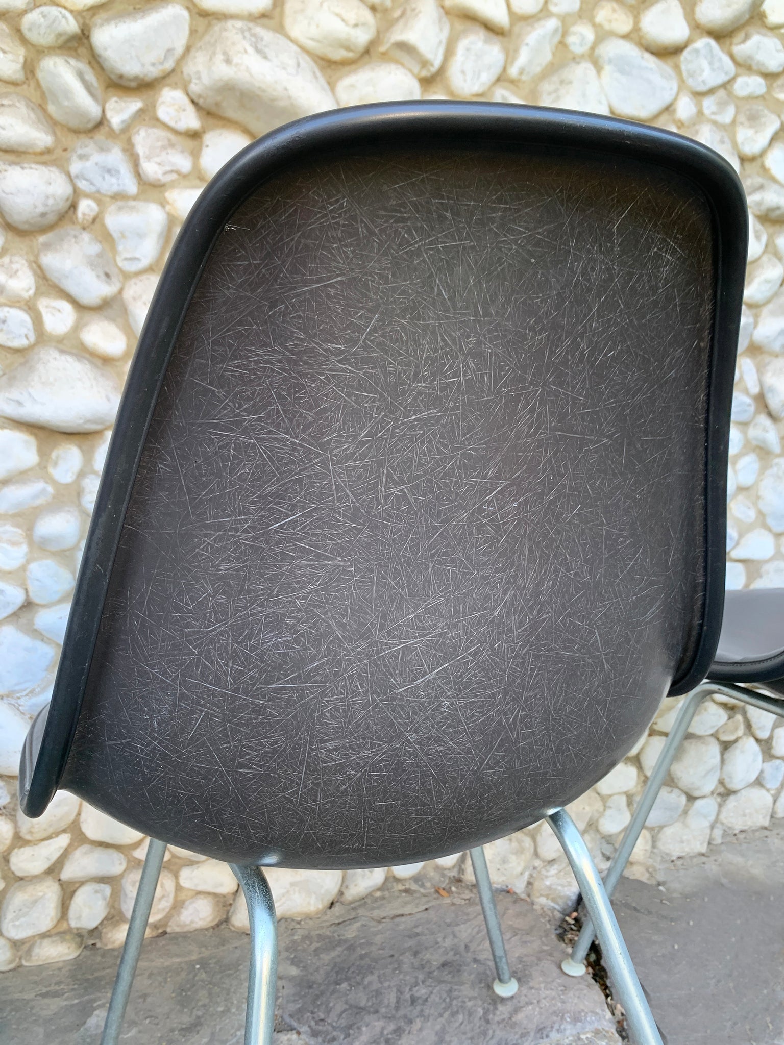 Set of 4 DSX Fiberglass Chairs, Charles & Ray Eames for Herman Miller, 1980s