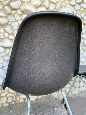 Set of 4 DSX Fiberglass Chairs, Charles & Ray Eames for Herman Miller, 1980s