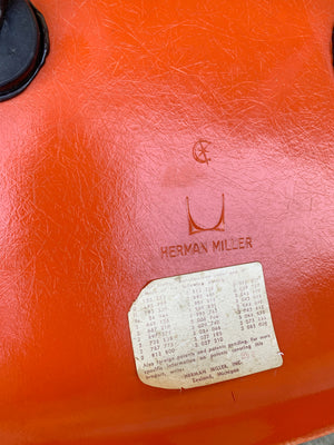 Eames DAR Chair Fiberglass on original Eiffel-base, Herman Miller, 1963
