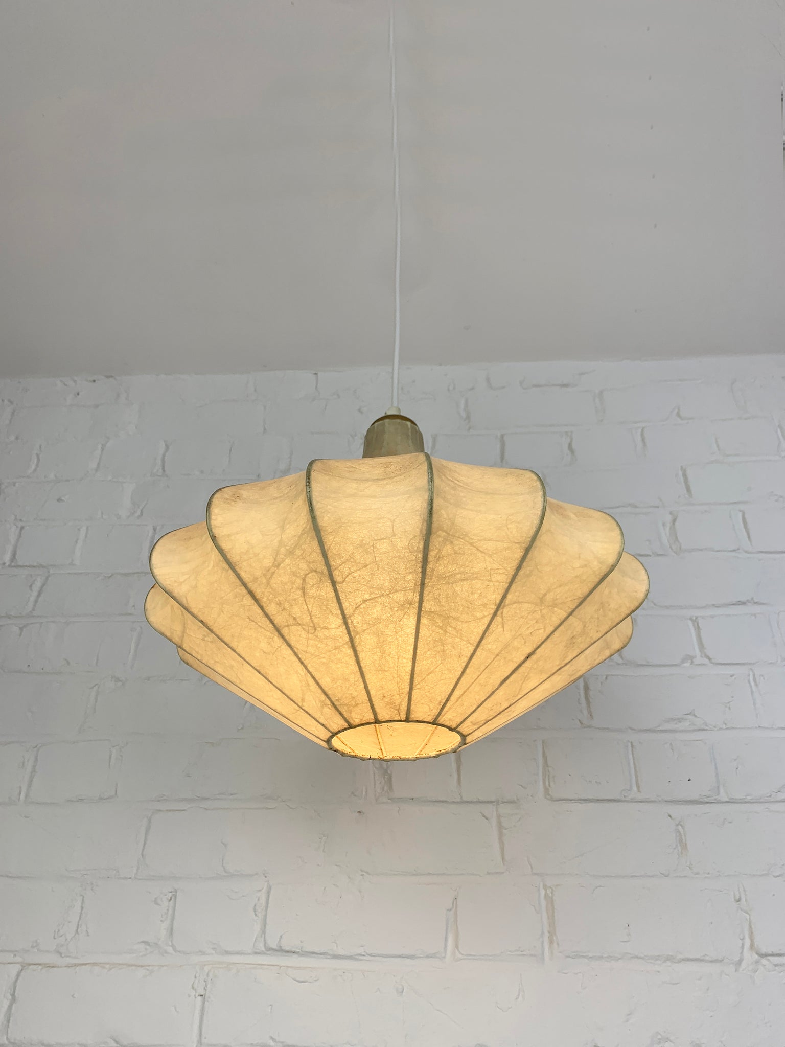Cocoon Pendant by Lamp Friedel Wauer for Goldkant Leuchten, 1960s