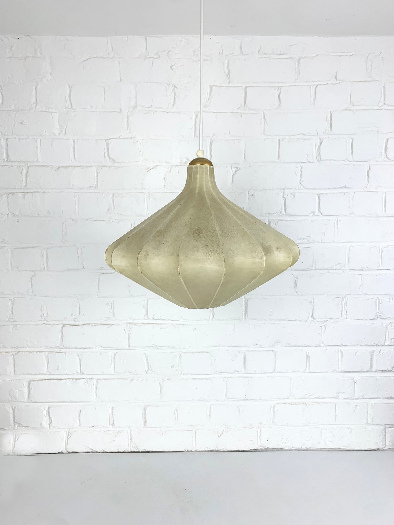 Cocoon Pendant by Lamp Friedel Wauer for Goldkant Leuchten, 1960s