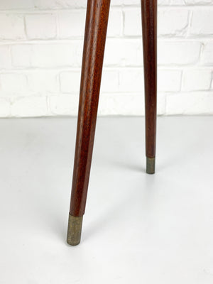 Danish Planter in teak with brass detail, 1960s Mid-Century