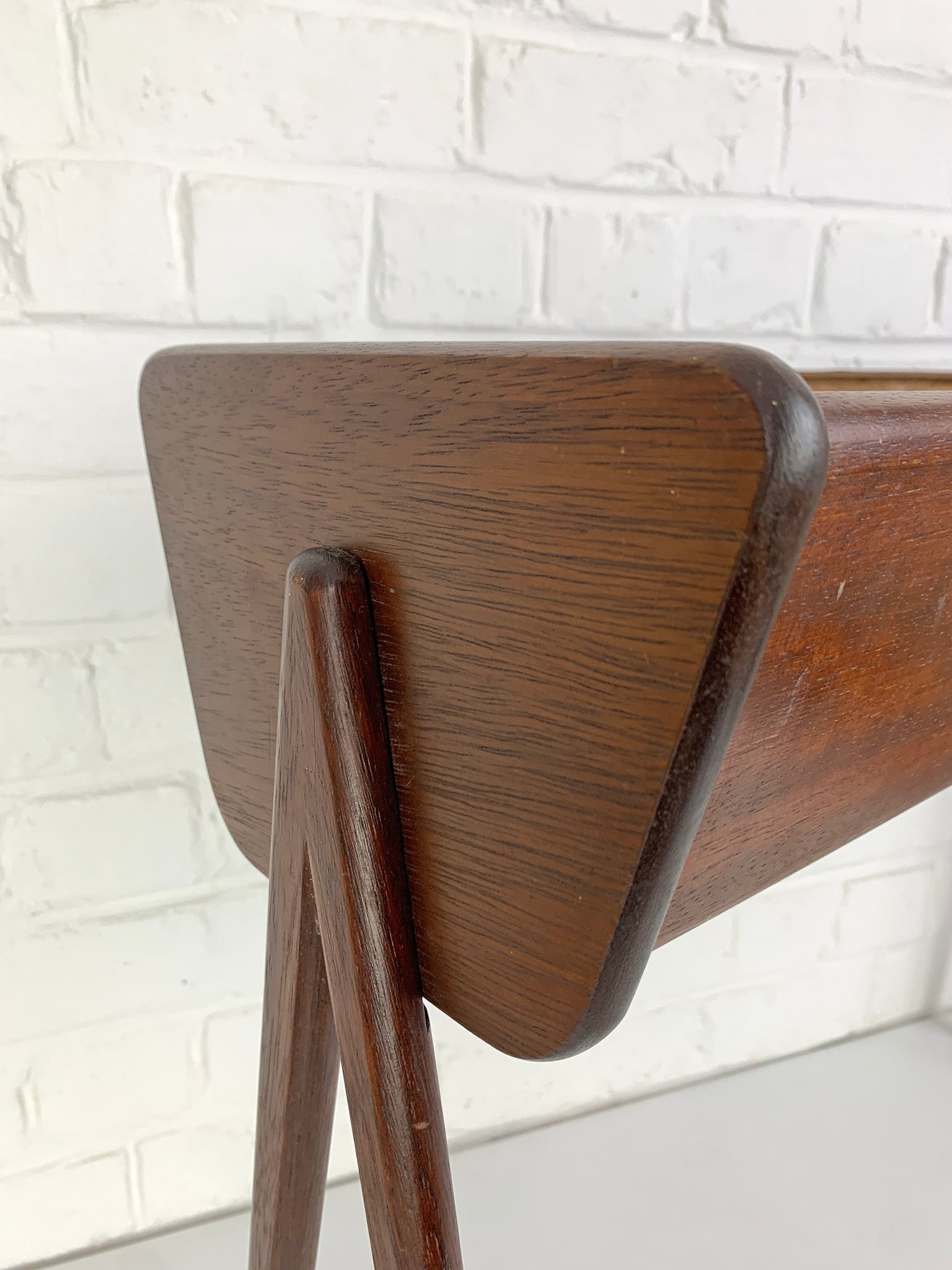 Danish Planter in teak with brass detail, 1960s Mid-Century