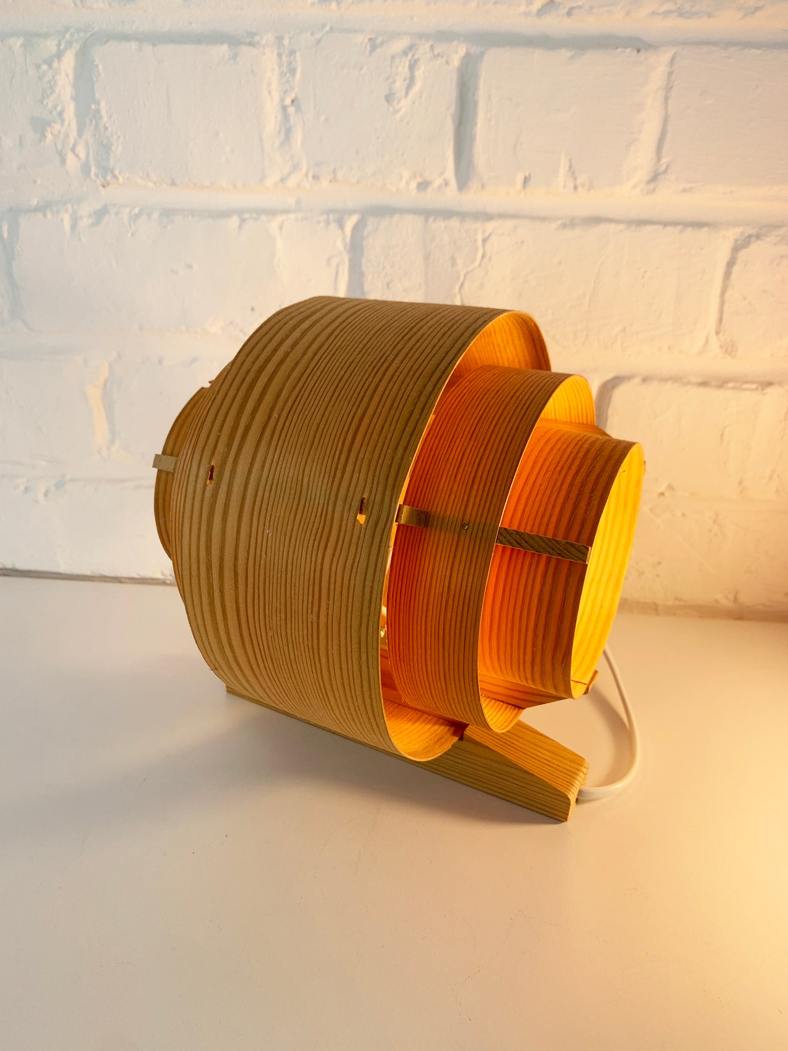 Pair Wall lights V-327 in Pinewood by Hans-Agne Jakobsson for AB Markaryd, 1960s