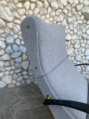 Osvaldo Borsani P40 Lounge Chair for Tecno, Italy 1950s, Reupholstered