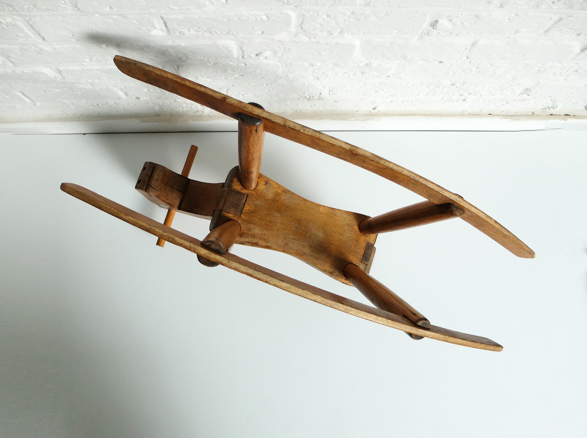 Vintage Wooden Children's Rocking Horse Kay Bojesen, Denmark 1950s