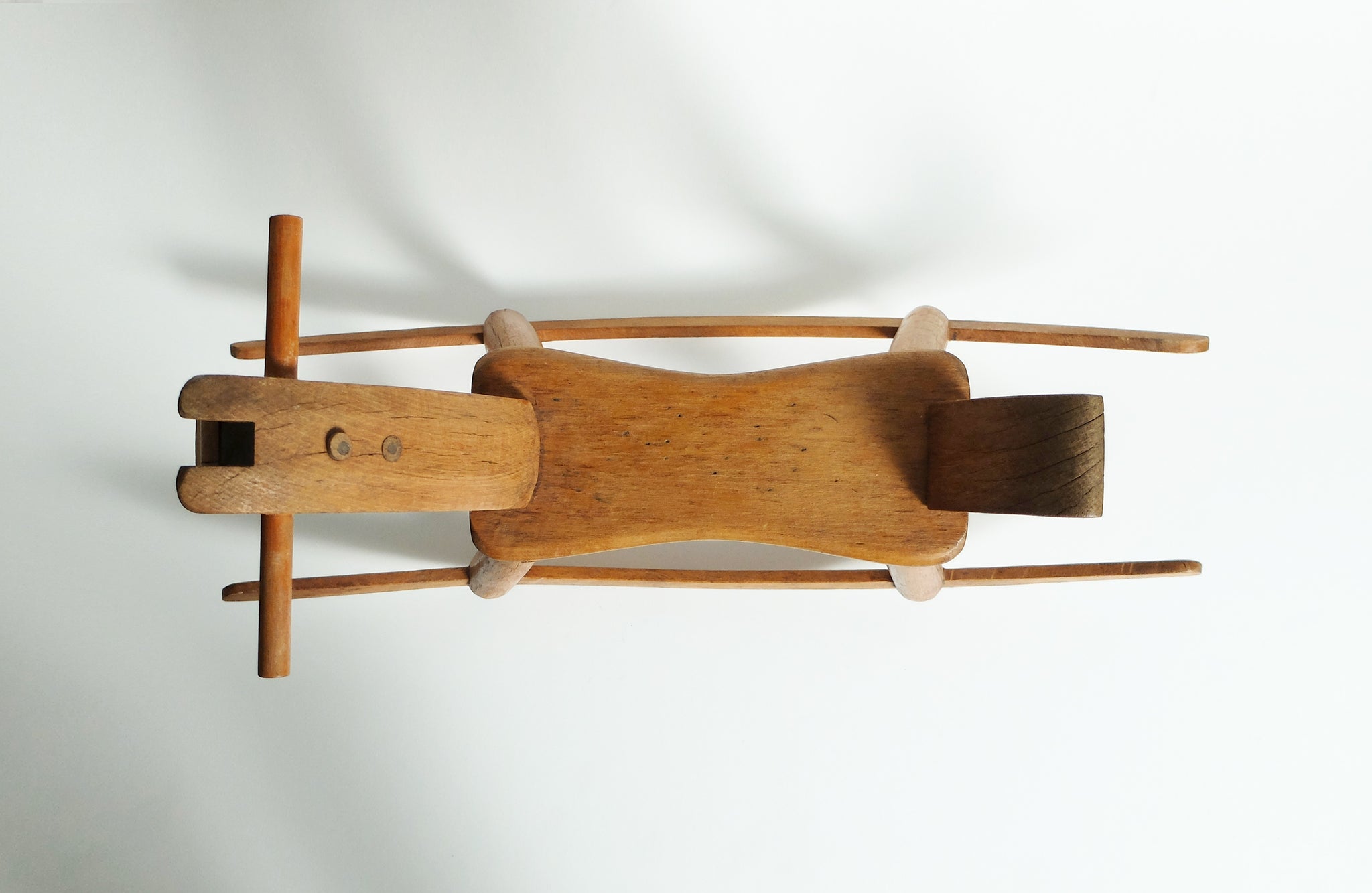 Vintage Wooden Children's Rocking Horse Kay Bojesen, Denmark 1950s