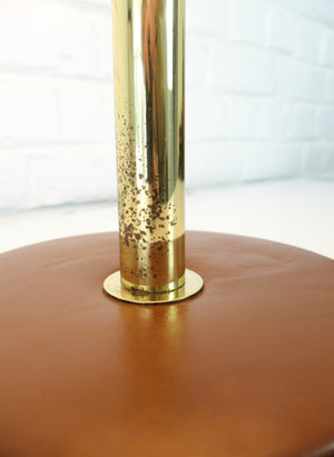 Bumling Brass & Leather Table Lamp by Anders Pehrson for Ateljé Lyktan, 1960s