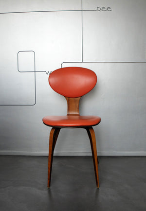 Vintage Side Chair in Walnut by Norman Cherner for Plycraft USA, 1960s