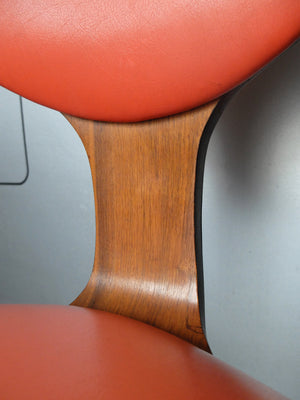 Vintage Side Chair in Walnut by Norman Cherner for Plycraft USA, 1960s