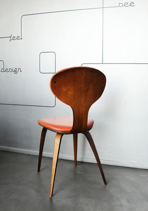 Vintage Side Chair in Walnut by Norman Cherner for Plycraft USA, 1960s