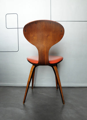 Vintage Side Chair in Walnut by Norman Cherner for Plycraft USA, 1960s