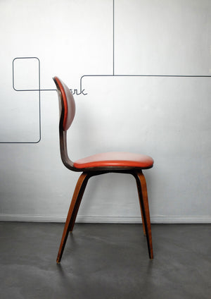 Vintage Side Chair in Walnut by Norman Cherner for Plycraft USA, 1960s