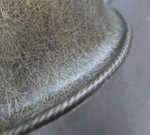 DAR Fiberglass Armchair with Rope-Edge on original Eiffel Base by Charles Eames for Zenith, pre Herman Miller 1950