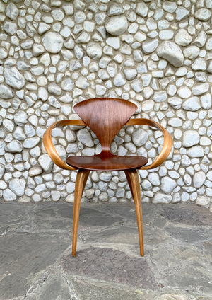 Vintage Pretzel Armchair by Norman Cherner for Plycraft USA, 1960s