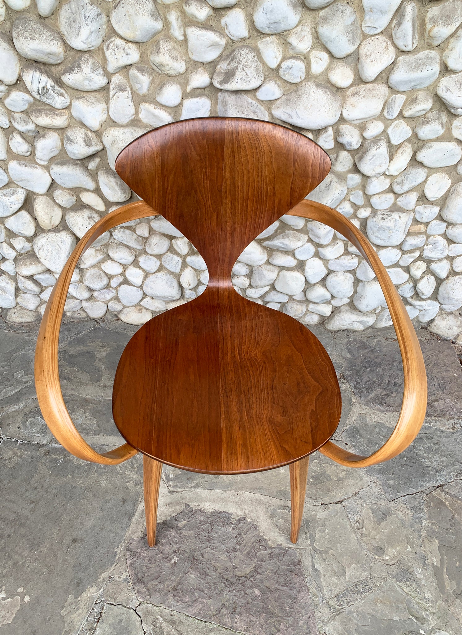 Vintage Pretzel Armchair by Norman Cherner for Plycraft USA, 1960s