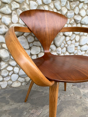 Vintage Pretzel Armchair by Norman Cherner for Plycraft USA, 1960s