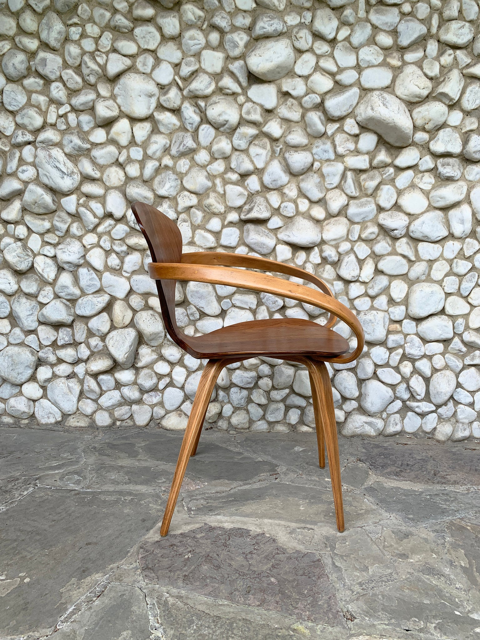 Vintage Pretzel Armchair by Norman Cherner for Plycraft USA, 1960s