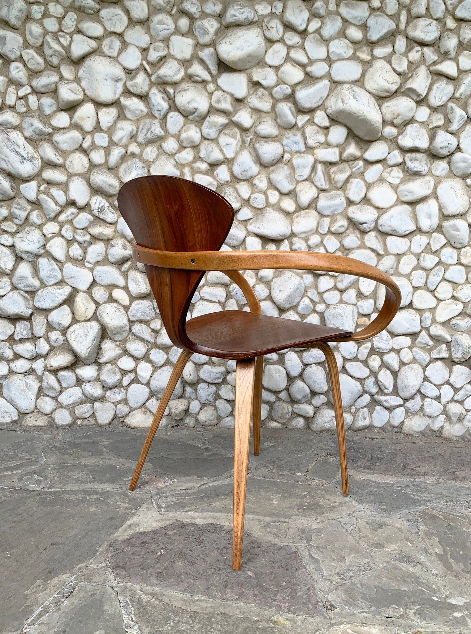 Vintage Pretzel Armchair by Norman Cherner for Plycraft USA, 1960s