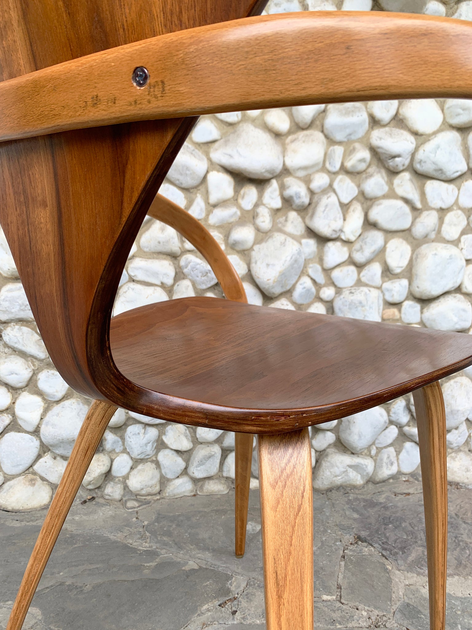 Vintage Pretzel Armchair by Norman Cherner for Plycraft USA, 1960s