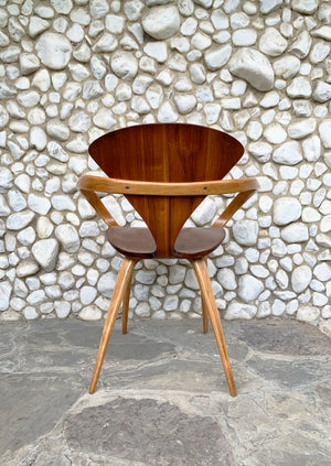Vintage Pretzel Armchair by Norman Cherner for Plycraft USA, 1960s