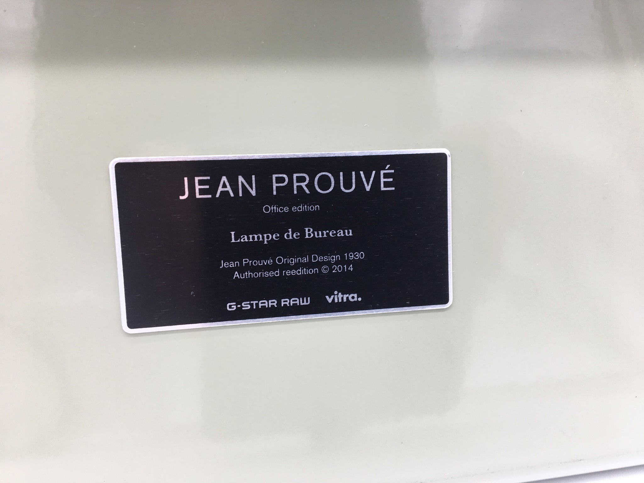 Prouvé Raw Lampe De Bureau 1930 G-Star Raw Vitra Office Edition Desk Lamp