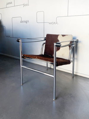 Early Early LC1 Chair by Le Corbusier, Pierre Jeanneret and Charlotte Perriand for Cassina, 1960