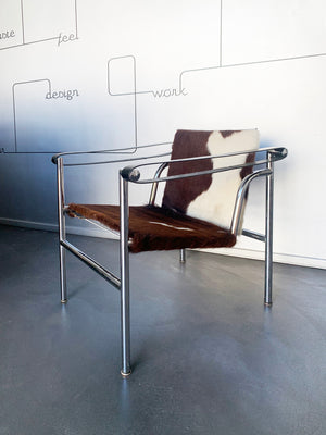 Early Early LC1 Chair by Le Corbusier, Pierre Jeanneret and Charlotte Perriand for Cassina, 1960