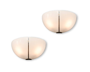 Stilnovo Wall-Lights Spicchio by Danilo Aroldi & Corrado Aroldi 1970s, New Old Stock, set of two